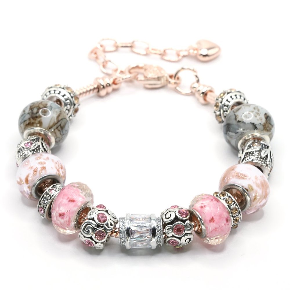 European Charm Bracelet - Strawberry Fields (0766)